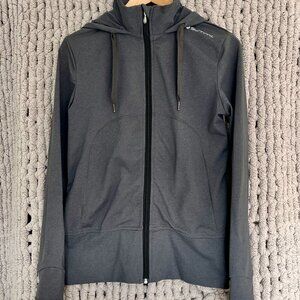 Summit Grey Zip-Up Hoodie Size Large